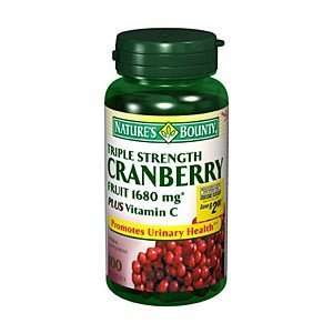  NATURES BOUNTY CRANBERRY + C 1680MG TRIPLE 100SG by NATURES BOUNTY 