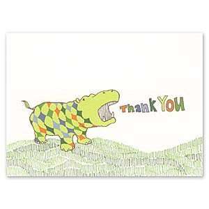  Hippo Thank You Note Baby Stationery Baby