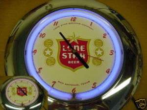 Lone Star Beer 12 Neon Clock   Texas   Style 3  