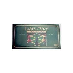  Vintage 1988 Liars Maze Card Bluffing Race Game By 