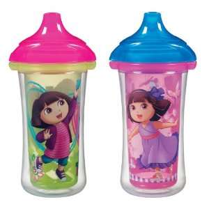 com Munchkin 2 Count Dora the Explorer Click Lock Insulated Sippy Cup 