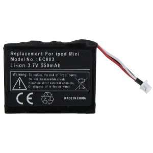  3.7v 550 Mah Li Ion Battery   Ipod Mini Electronics