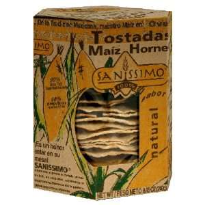 Sanisisimo, Chip Tostada Natural Corm Ba, 8.5 Ounce (20 Pack)  