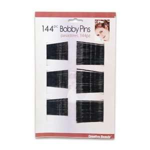 Bobby Pins, 144 Count Black Small, Large, Case Pack 144   919952