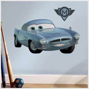 Disney Cars 2 Finn McMissile BiG Wall Decal Room Decor Kids Vinyl 