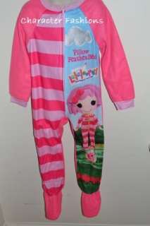 Lalaloopsy Pajamas pjs Footed Blanket Sleeper Size 4 5 6 6X 7 8 10 12 