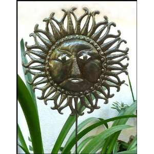   Sun   Metal Garden Plant Stick   Haitian Metal Design