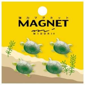  Midori Turtle Magnet 4 Pk Electronics