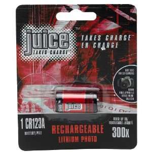 Juice CR123A Rechargeable Photo Lithium Battery Health 
