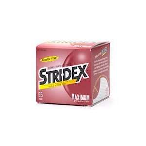  STRIDEX PADS MAXIMUM STRENGTH BOX OF 55 