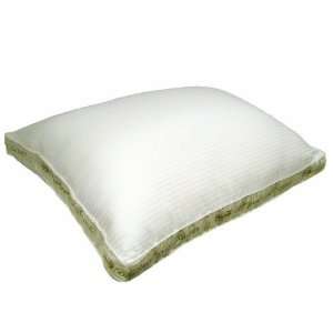  Beautyrest 300 Thread Pima Cotton Stripe Pillow 2pk White 