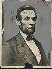 SIGNED Abraham Lincoln MAN GOD John Wesley Hill 1927  