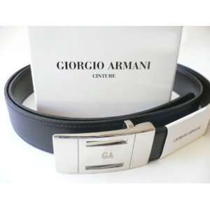 100% Authentic, Gorgeous GIORGIO ARMANI Calf Leather, Reversible BELT 
