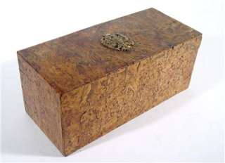Antique Russian Box Imperial Eagle Faberge Romanov Korelian Birch Wood 
