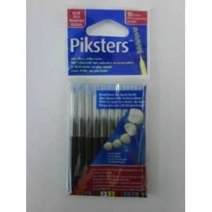  Piksters   For Cleaning Between Teeth size 7 (Black)  10pk 