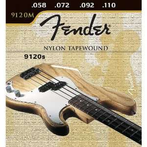  9120M Nylon Tapewound Bass Guitar Strings 58 110 Musical Instruments