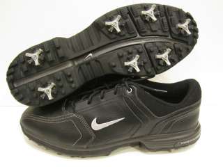 NIB Nike Golf Mens Heritage Black Golf Shoes 9.5 10 10.5  