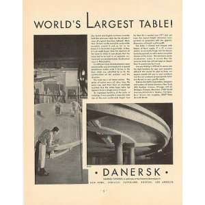  Worlds Largest Table Ad from October 1930 Kitchen 