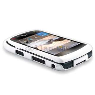   Rubber Hard Case Cover+Privacy LCD For Blackberry 9800 New  