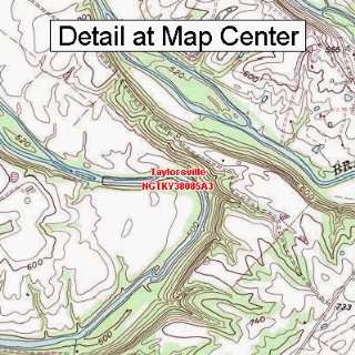  USGS Topographic Quadrangle Map   Taylorsville, Kentucky 