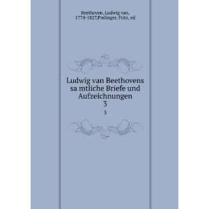   Ludwig van, 1770 1827,Prelinger, Fritz, ed Beethoven Books