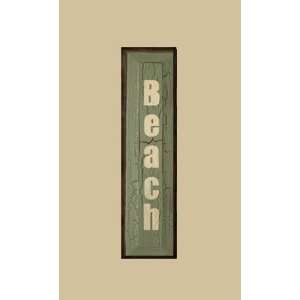  SaltBox Gifts SK519BV Beach Vertical Sign Patio, Lawn 