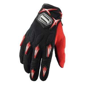  Shift Racing Stealth Gloves   Large/Red Automotive