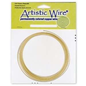  Artistic Wire 18 Gauge Non Tarnish Brass Coil Wire, 10 