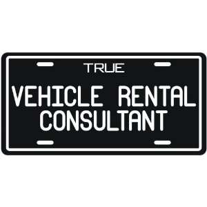 New  True Vehicle Rental Consultant  License Plate Occupations 