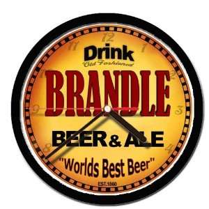  BRANDLE beer and ale cerveza wall clock 