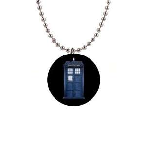  Doctor Who Tardis Button Necklace 