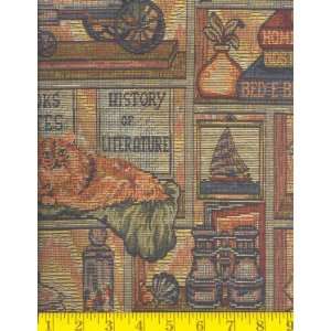  56 Wide Tapestry Legends Natural Fabric By The Yard 