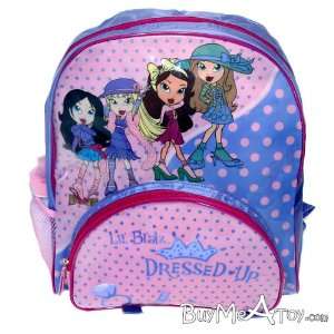  Lil Bratz Girls Backpack Dressed Up School bag Purple Pink 