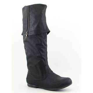 Blowfish Malibu Fantum Womens SZ 8 Black Boots Knee Shoes  