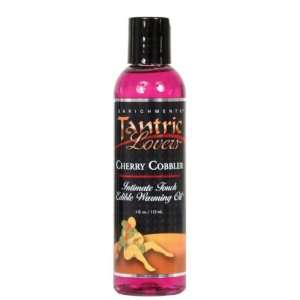  Tantric lovers Intimate Warming Oil 4oz Cherry Cobbler 