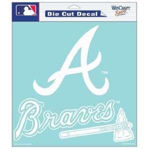  MLB Atlanta Braves 8 X 8 Die Cut Decal