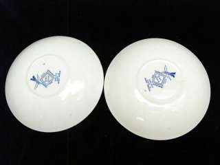 Vintage Blue Willow Berry Bowls Ridgways Lot of 2  