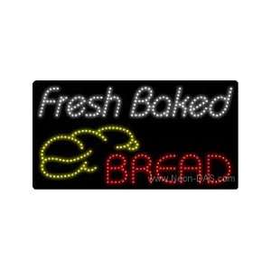  Fresh Baked Bread Outdoor LED Sign 20 x 37