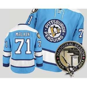 Pittsburgh Penguins #71 Evgeni Malkin Blue with Patch Authentic NHL 