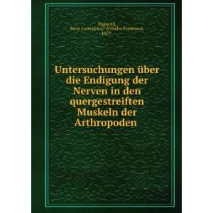   Arthropoden Ernst Ludwig Karl Wilhelm Ferdinand, 1879  Mangold Books