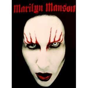  Marilyn Manson Head Shot 30 x 40 Textile/Fabric Poster 