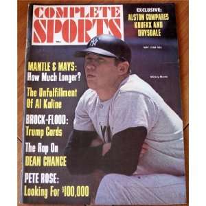   Complete Sports May 1968  Mantle and Mays Lou Sahadi (Editor) Books