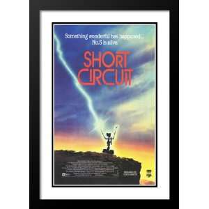  Short Circuit 20x26 Framed and Double Matted Movie Poster 