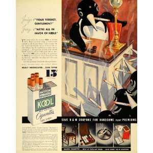   Ad Brown Williamson Kool Menthol Cigarettes Willy   Original Print Ad