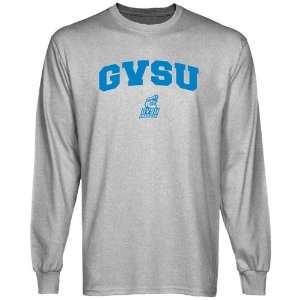  Grand Valley State Lakers Ash Logo Arch Long Sleeve T 