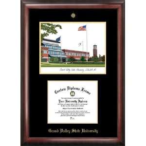 Grand Valley State University Gold Embossed Diploma Frame with Limited 
