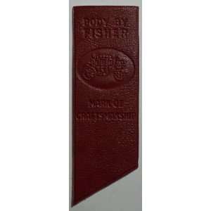  Body of Fisher Red Bookmark