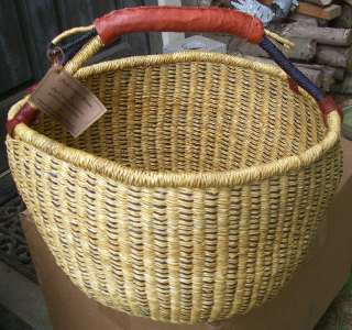 Market Basket  Bolgatanga Ghana Muted w/Blue Beautiful  