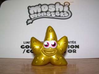 Moshi Monsters Moshlings Series 1 FUMBLE Limited Edition GOLD Moshling 
