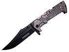 TAC FORCE Spring Assisted Fire Fighter Folding Knife items in Big Sky 